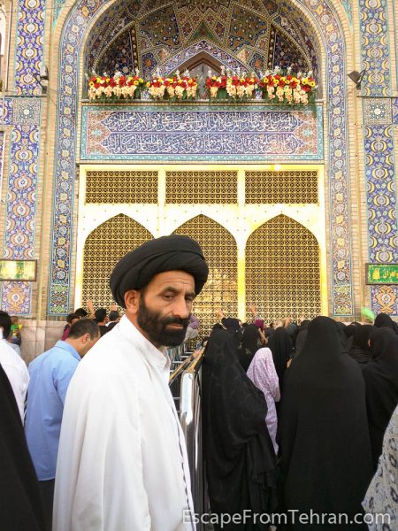 Window of Steel, aka Fulad Window at Imam Reza Shrine, Mashhad, Iran