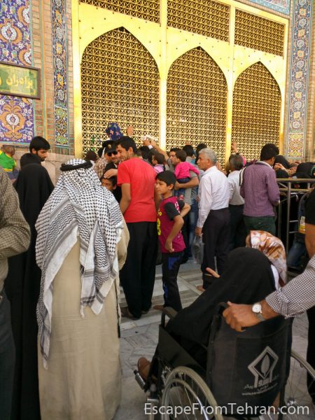 Window of Steel, aka Fulad Window at Imam Reza Shrine, Mashhad, Iran