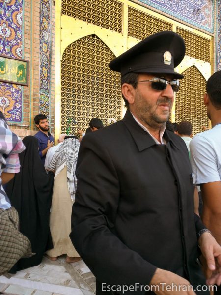 Window of Steel, aka Fulad Window at Imam Reza Shrine, Mashhad, Iran