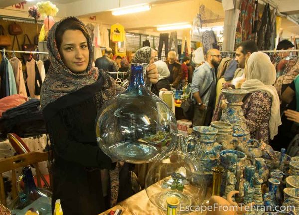 Shopping in and around Jome (JOE-meh) Bazaar, on Tehran's Jomhouri Ave.