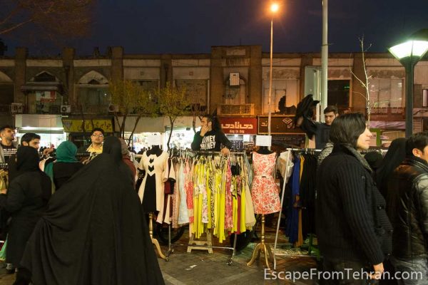 Shopping in and around Jome (JOE-meh) Bazaar, on Tehran's Jomhouri Ave.