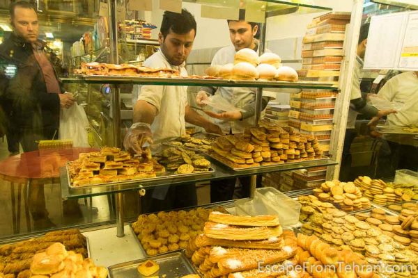Shopping in and around Jome (JOE-meh) Bazaar, on Tehran's Jomhouri Ave.