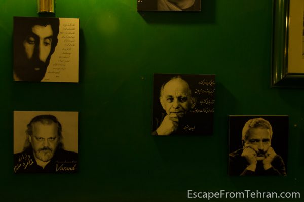 Tehran's famed Naderi (NAW-deri) Cafe, established 1927, on Jomhouri Ave.