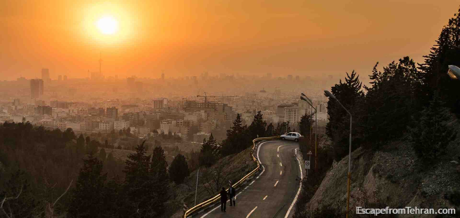 Tehran’s Lavizan Forest Park Offers Stunning Views of the City