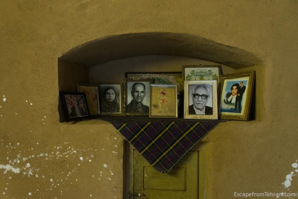 The room of meditation at the Zoroastrian Nartitee Ecolodge, Taft, Yazd Province, Iran