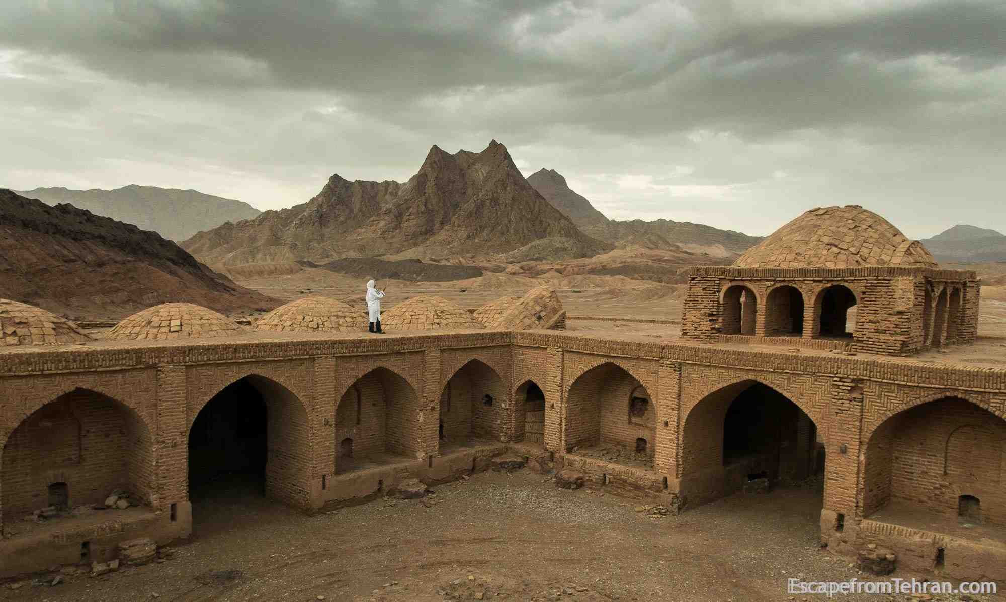 Caravansarai, off Highway 91, near Kuh-e Denband, north of Ravar, Kerman Province, Iran