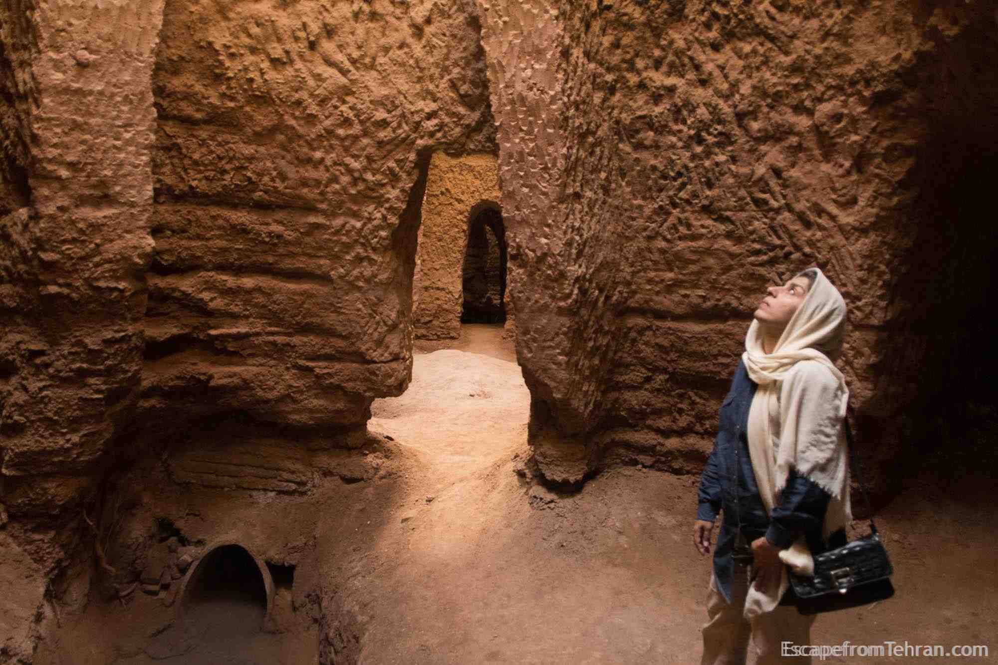 Qanat Of Shafiabad, On The Edge Of Dasht E Lut Desert, Kerman Province, Iran